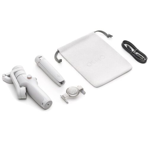 DJI Smartphone Gimbal Stabilizer 3-Axis Foldable Osmo Mobile 6 CP.OS.00000284.01 (Platinum Gray)