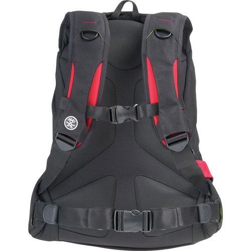 Crumpler Customary Barge Deluxe Backpack CU-06A (Black/Red)