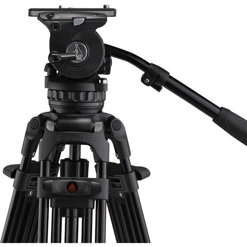 E-Image Tripod Kit EG06A2 2-Stage Aluminium Tripod with Fluid Head GH06 and Legs GA752