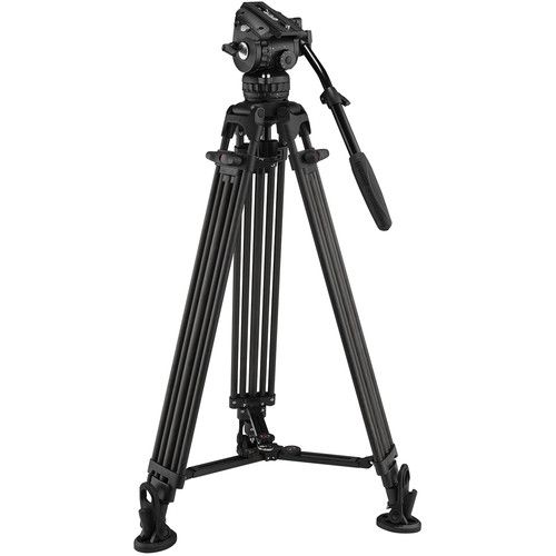 E-Image Tripod Kit EG06C2 2-Stage Carbon Fiber Tripod with Fluid Head GH06 and Legs GC752