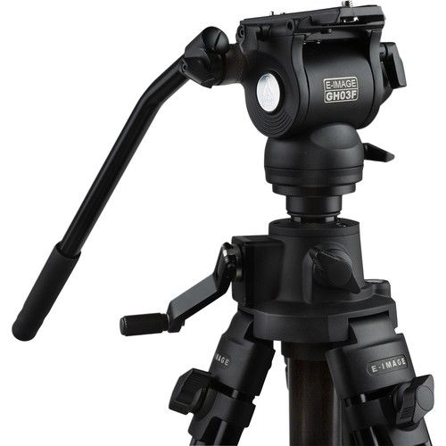 E-Image Tripod Kit 8ft Fluid Head GH03F Payload5kg EG03FA3