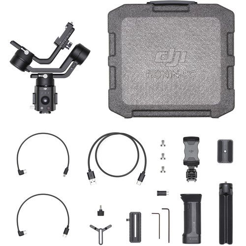 DJI Handheld Gimbal Stabilizer 3-Axis, 2kg/4.4lb Payload Ronin-SC CP.RN.00000040.01