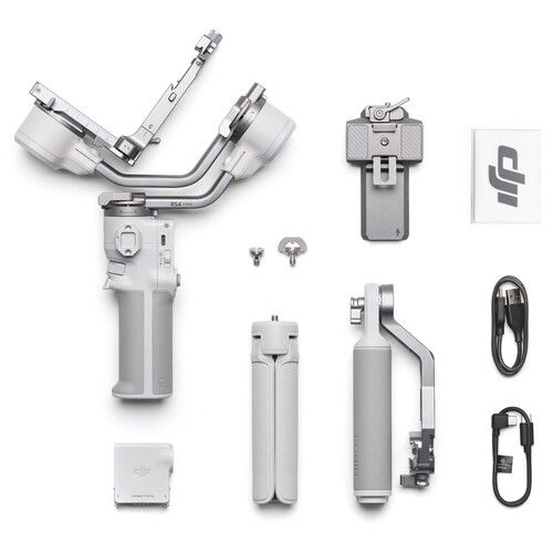 DJI Gimbal Stabilizer Auto-Axis Locks Intelligent Tracking 2kg/4.4lbs RS 4 Mini Combo CP.RN.00000443.02