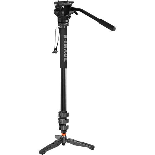 E-Image Monopod 6.6ft 4-Section Aluminium with EH610 Fluid Head MA600+610FH