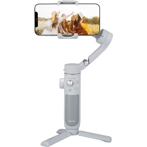 FeiyuTech Smartphone Gimbal 3-Axis 8.4inch Extendable Rod AI Tracking Gesture Control Foldable Portable FY VB4 KIT