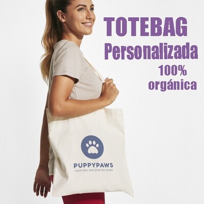 totebag bolsa color crudo algodón ecologico personalizada