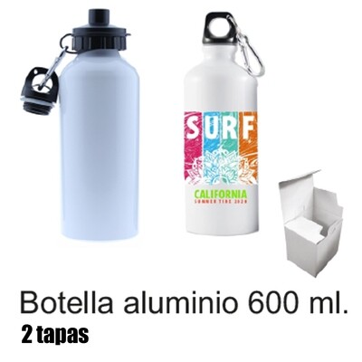 botella de aluminio 600ml