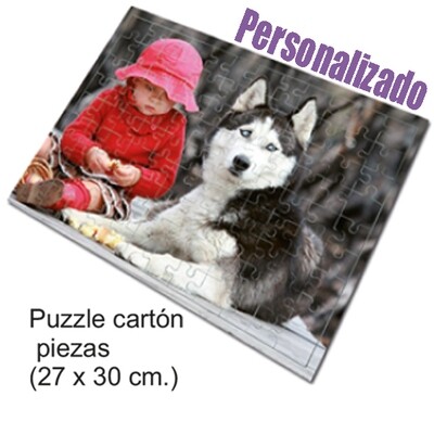puzzle carton rectangular A4