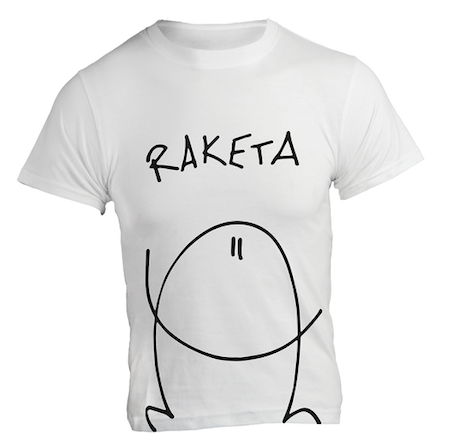 T-Shirt «Raketa» Weiss