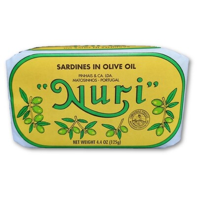 Nuri Portuguese Sardines (Not Spiced) in Olive Oil (4.3 oz)