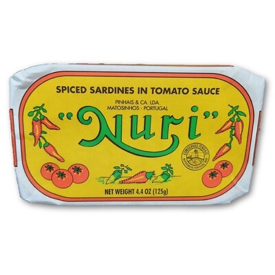 Nuri Portuguese Spiced Sardines In Tomato Sauce (4.3 oz)