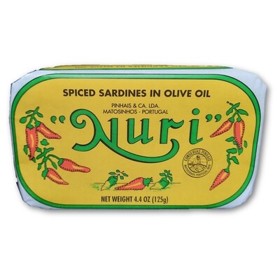 Nuri Portuguese Spiced Sardines in Olive Oil (4.3 oz)
