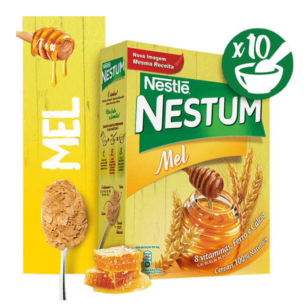 Nestum c/Mel (300gr) x 8 Pkgs (Free Shipping This Item)