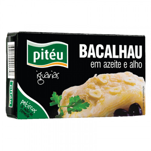 Piteu Salted Cod in Garlic and Olive Oil (120 gr)