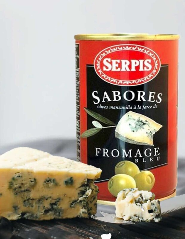 Manzanilla Green Olives Pitted & Stuffed w/t Blue Cheese 300gr
