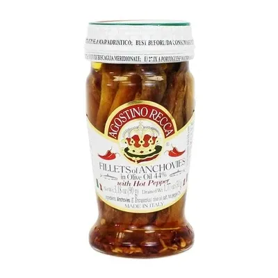 Agostino Recca Anchovies in Olive Oil (90 gr)