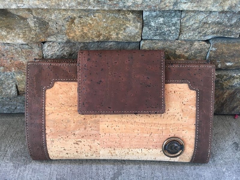 Cork Non Print Wallet (Cork)