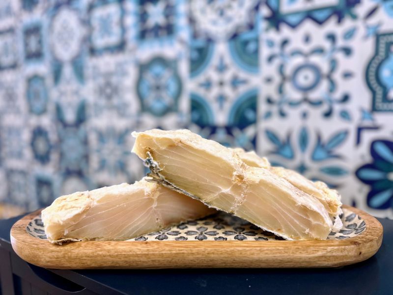 Dry Salted Cod (Bacalhau) with Skin/Bone (Thick Loin(s)) BomPorto (Norway) + Free Shipping on Entire Site