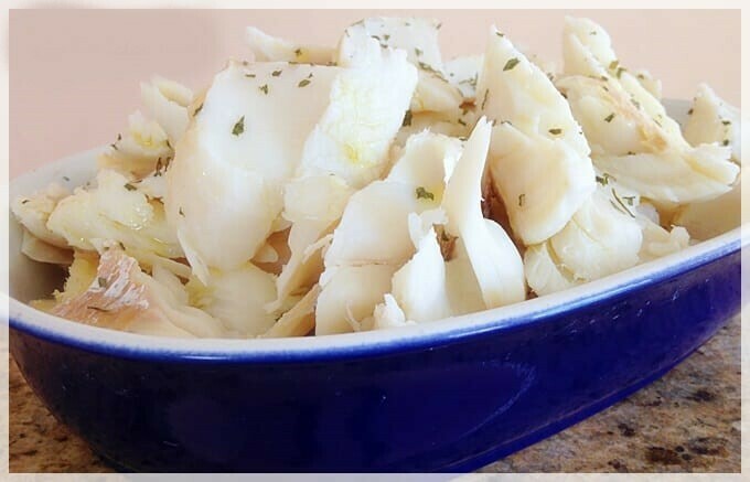 Desalted Bacalhau BomPorto (Norway) Boneless Skinless Center Loin Flakes (Frozen) - (Ships Separately)