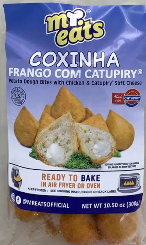 Mr Eats Bolinho Coxinha de Frango c/Catupiry 10 x 30g (Frozen)