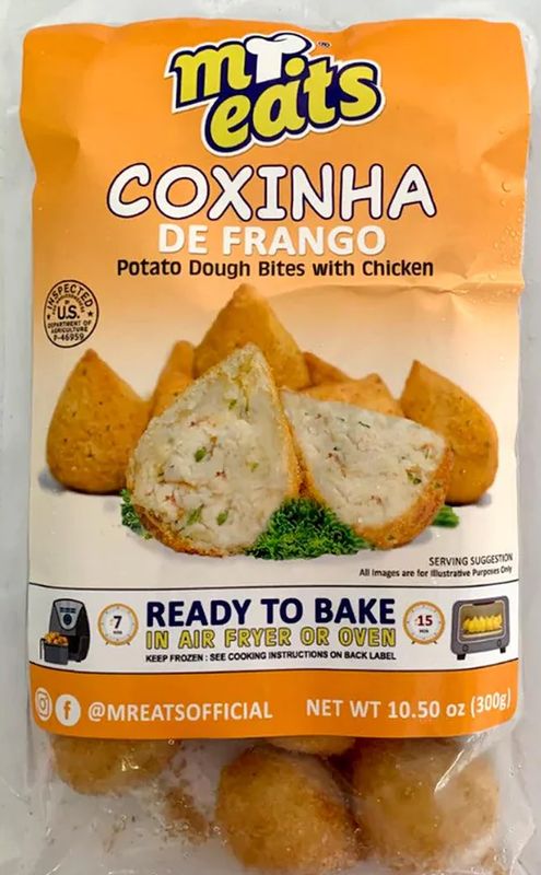 Mr Eats Bolinho Coxinha de Frango  10 x 30g (Frozen)