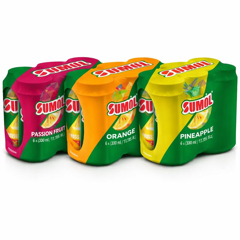 Sumol - Passion Fruit - 6 Pack of Cans