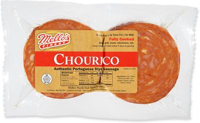 1 LB - Mellos Chourico Patties (Fall River) (Mild)