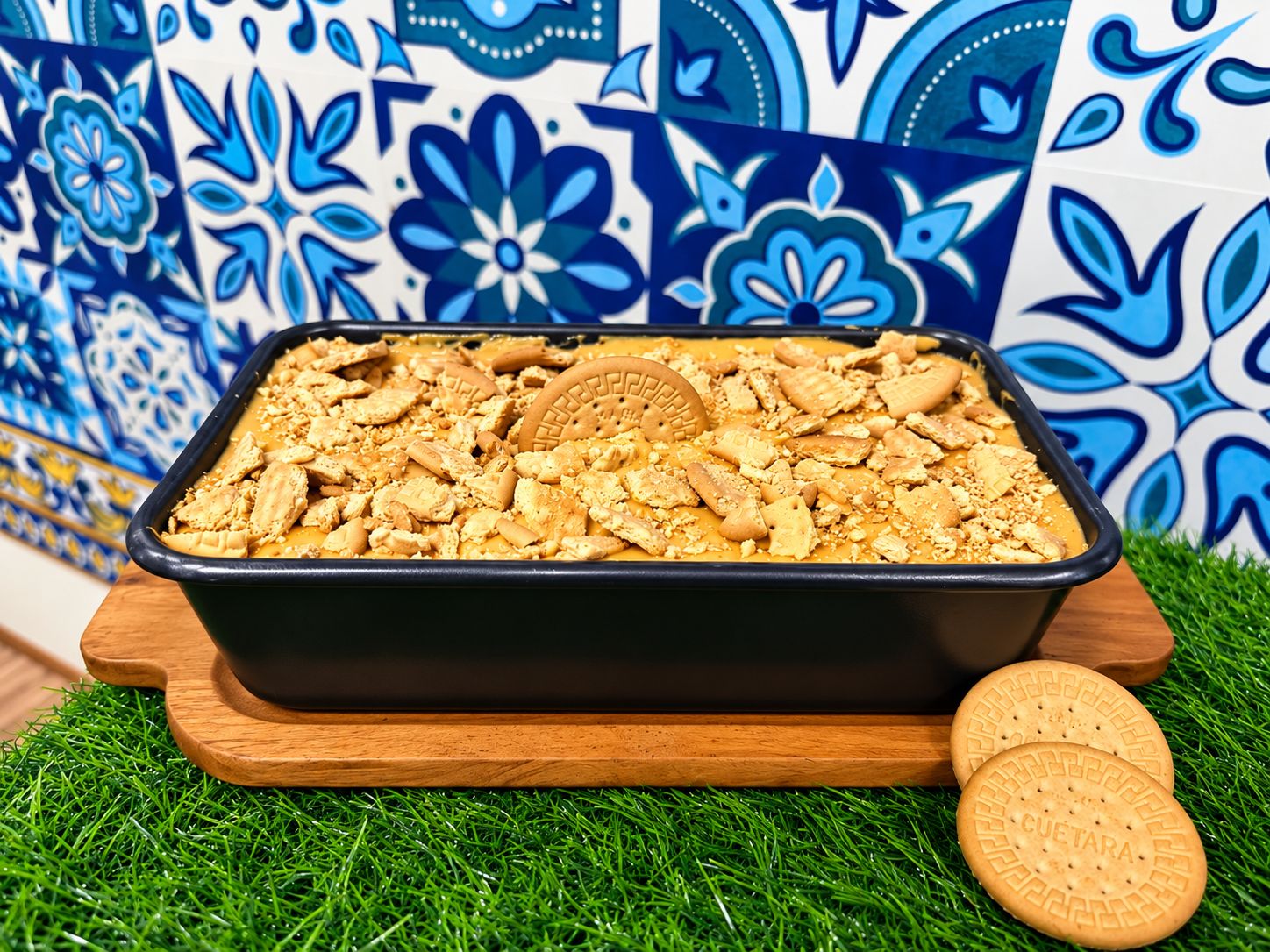 Bolo De Bolacha (Maria Cookie Cake) (Serves 8-10)