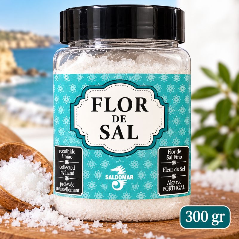 Saldomar Crystal Salt – Portuguese Sea Salt (300g)
