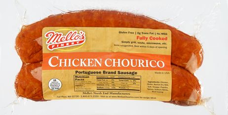 1 LB - Mellos Chicken Chouriço (Fall River) (Mild)