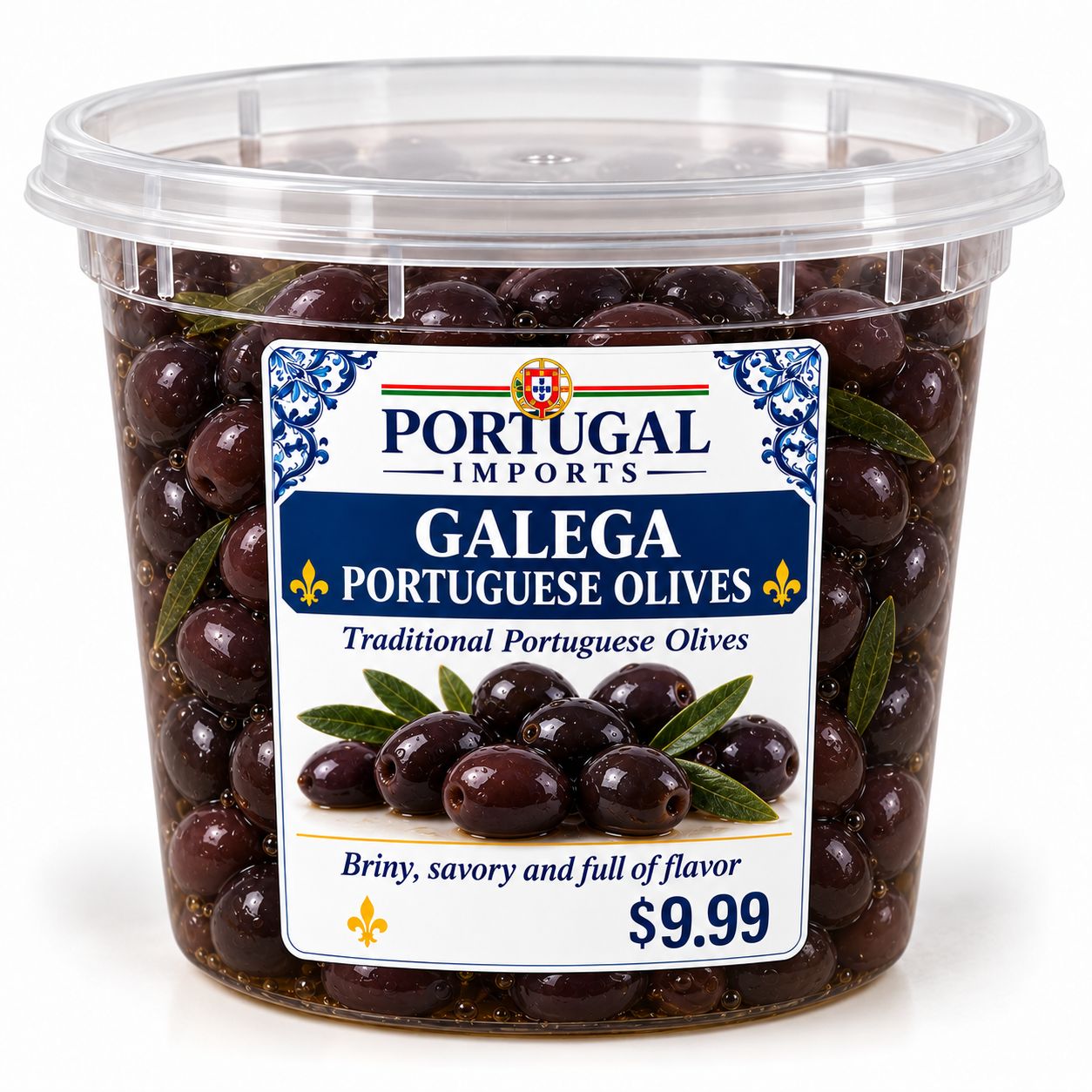 Galega Portuguese Olives (10 oz)