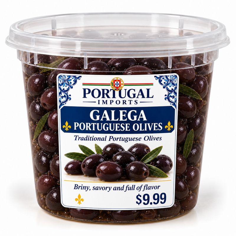 Galega Portuguese Olives (10 oz)