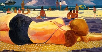 Beach Day - 24"x48" - Oil on Canvas