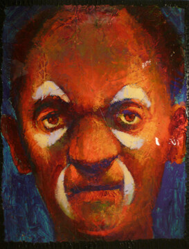 Painted Man #2 - 20"x16" - Acrylic on Canvas
