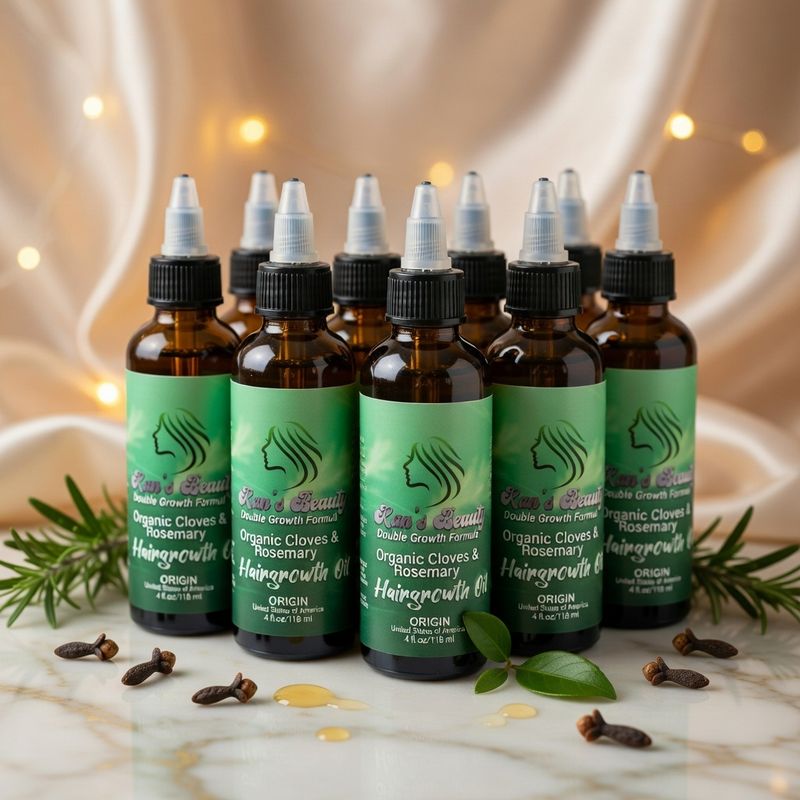 Organic Cloves &amp; Rosemary Hair growth Oil