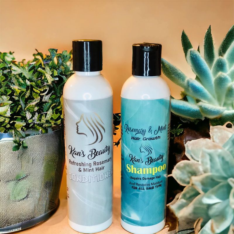 Kan’s Beauty Organic Shampoo &amp; Conditioner Set