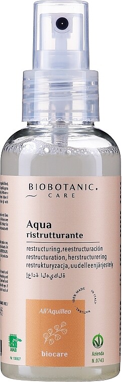 Biobotanic Aqua ristrutturante Spray 200ml