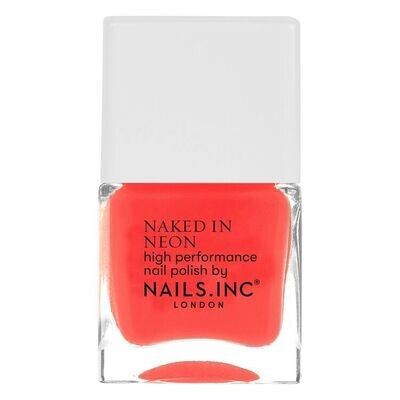 Nails Inc Nail Polish Naked in Neon Coral Street