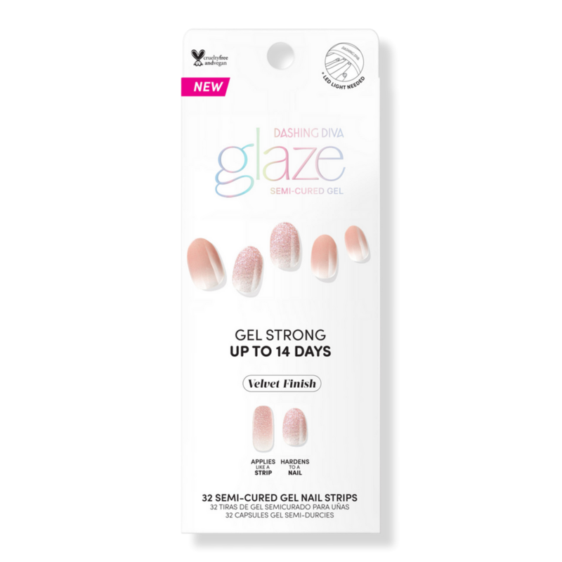 Dashing Diva Glaze Semi-Cured Gel Velvet Brush