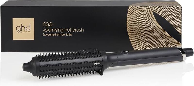 GHD Rise Volumising Hot Brush Black