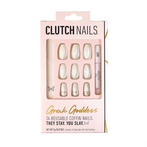 Clutch Nails Greek Godess