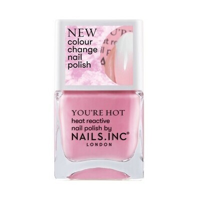 Nails Inc Nail Polish Color Change Hotter than Hot