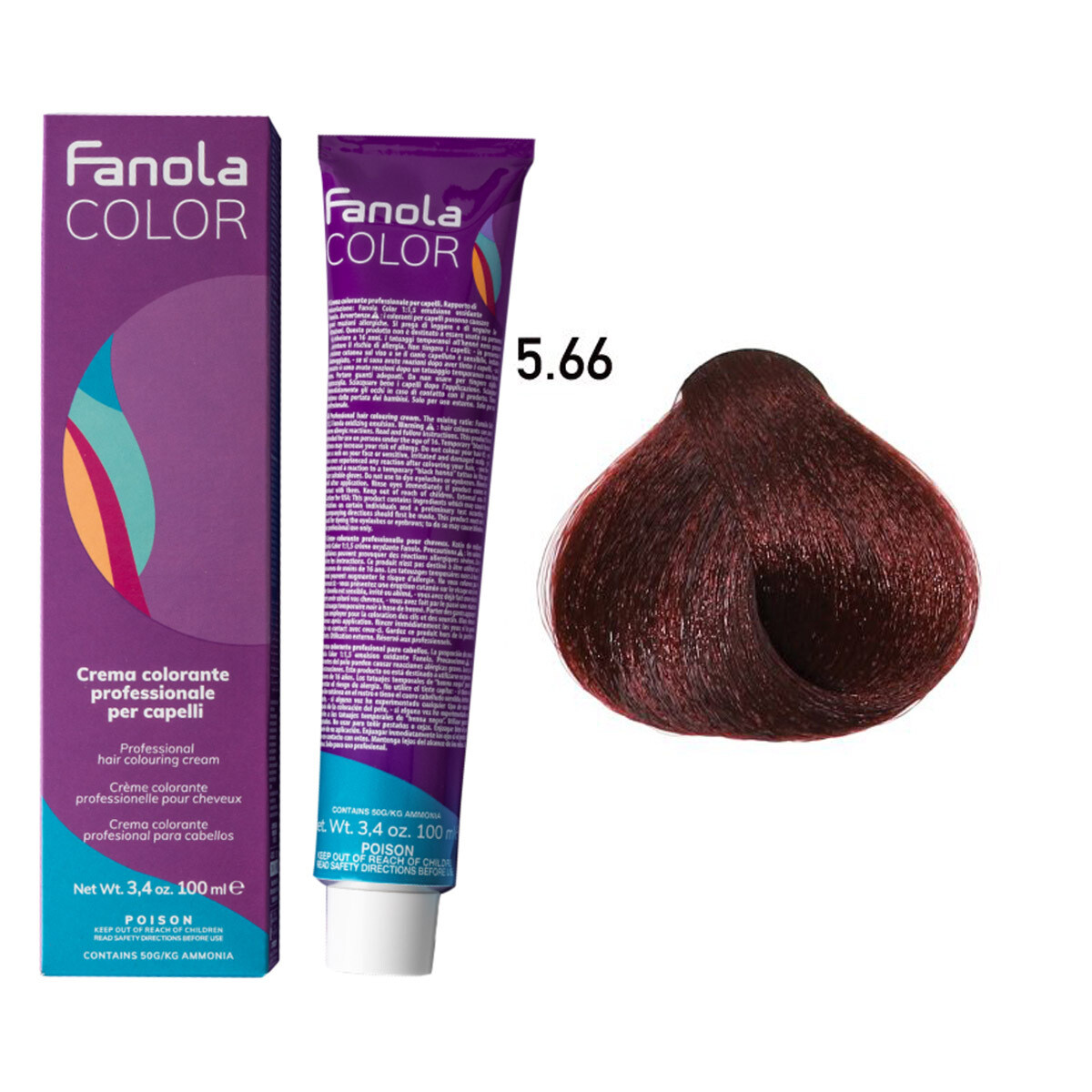 Fanola Hair Color 5.66 100ml