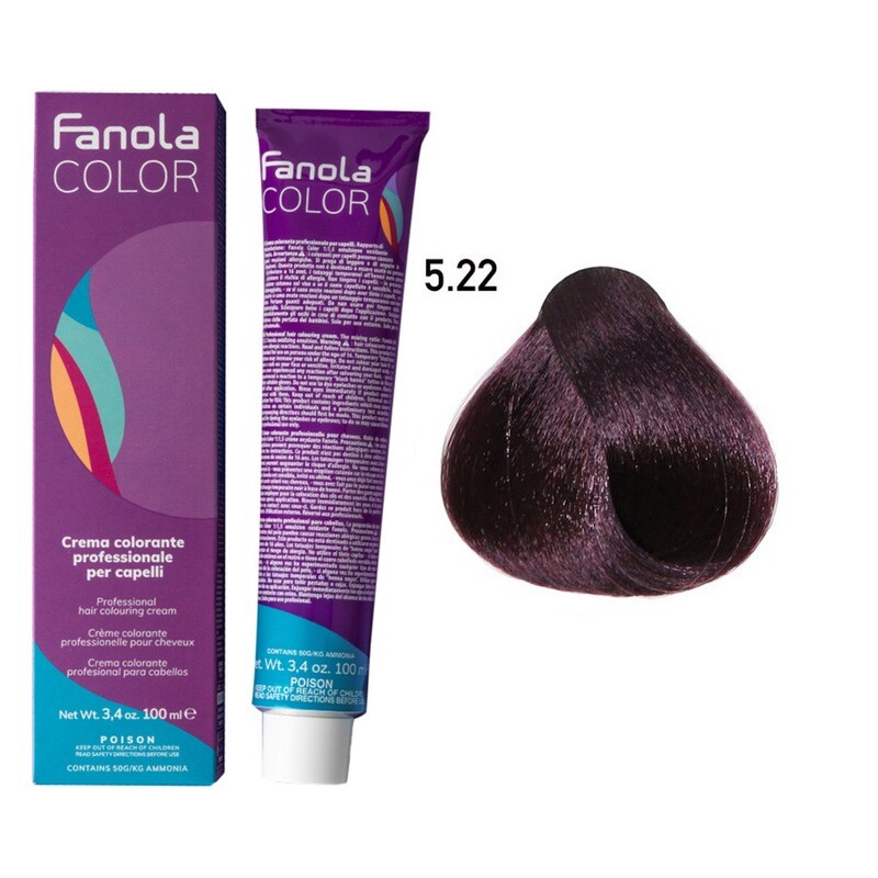 Fanola Hair Color 5.22 100ml