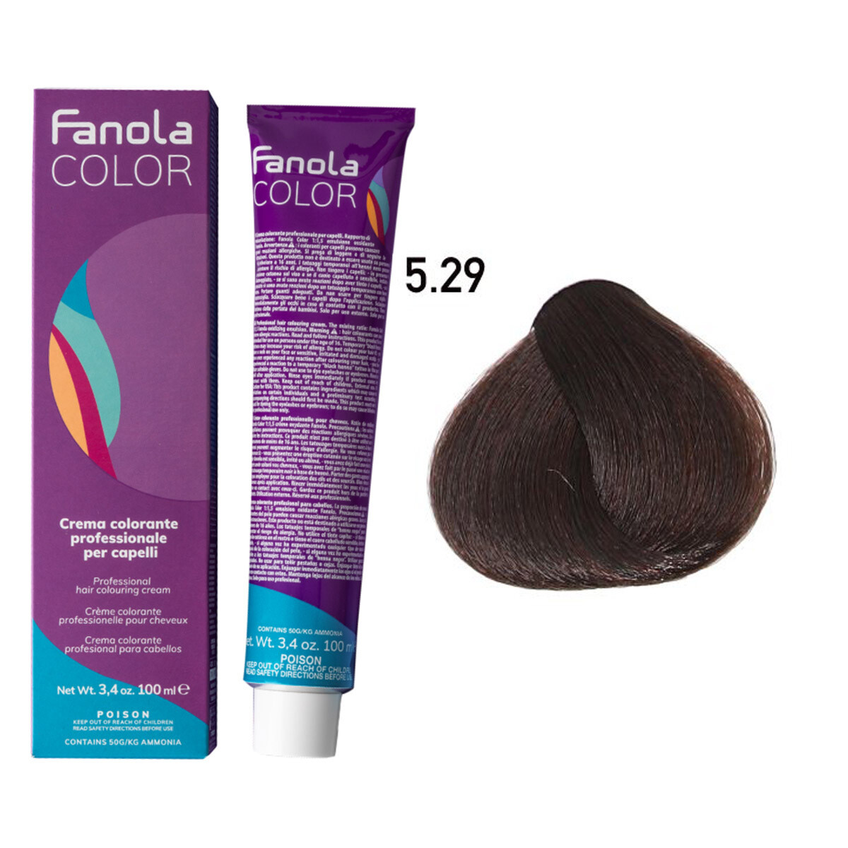 Fanola Hair Color 5.29 100ml