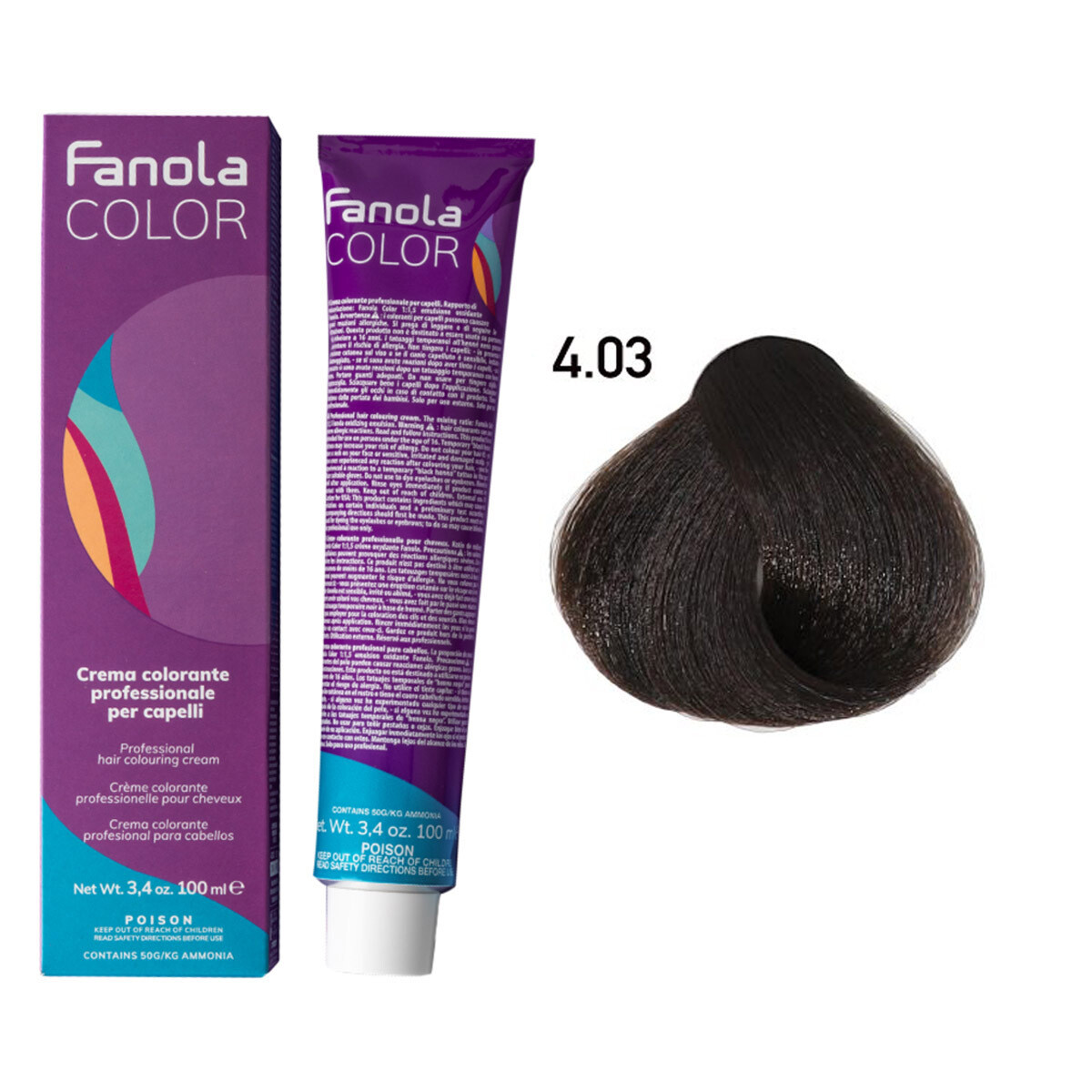 Fanola Hair Color 4.03 100ml