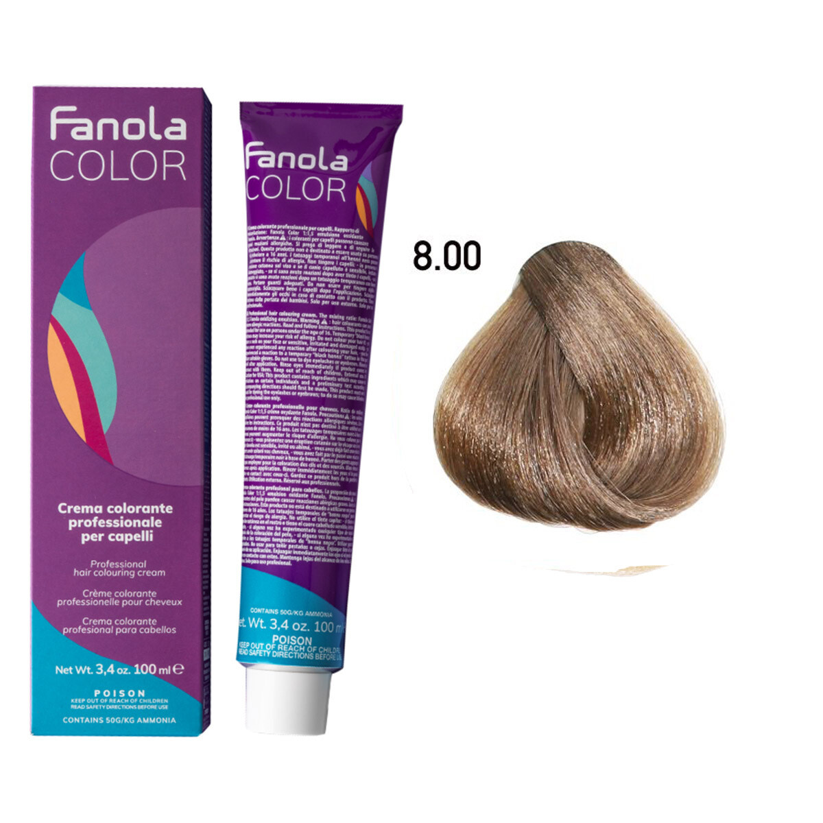 Fanola Hair Color 8.00 100ml