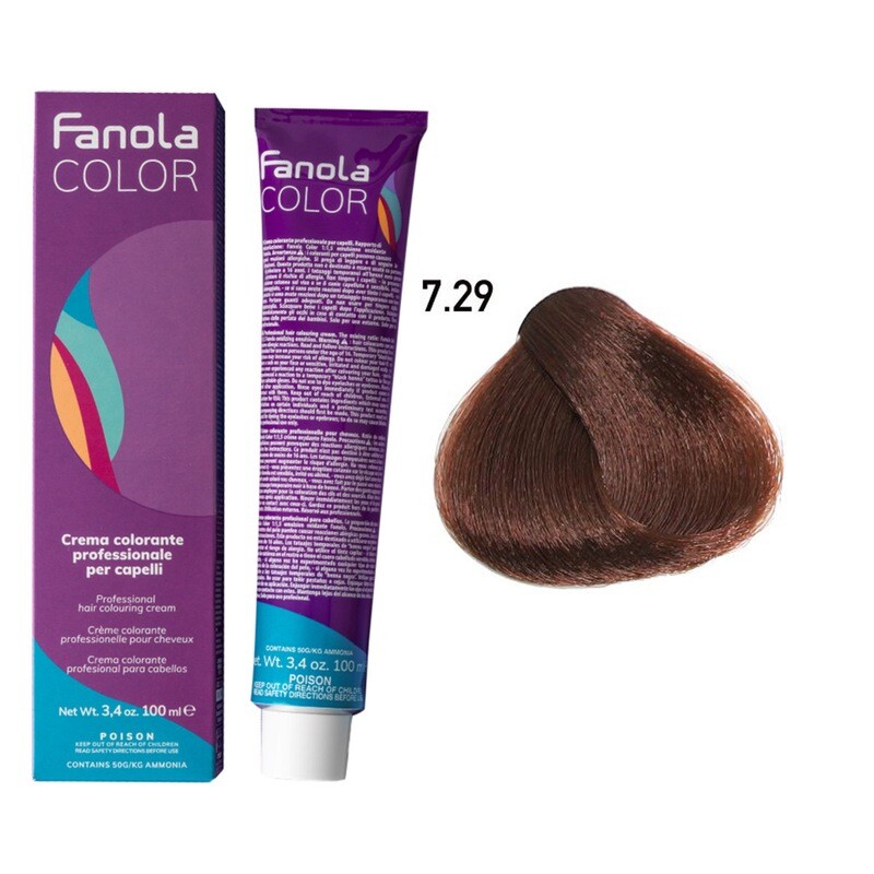 Fanola Hair Color 7.29 100ml