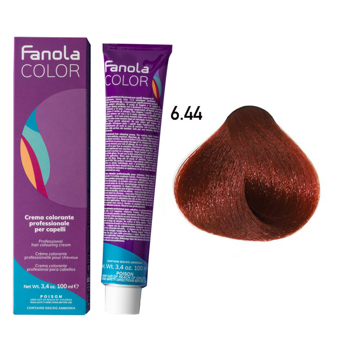 Fanola Hair Color 6.44 100ml