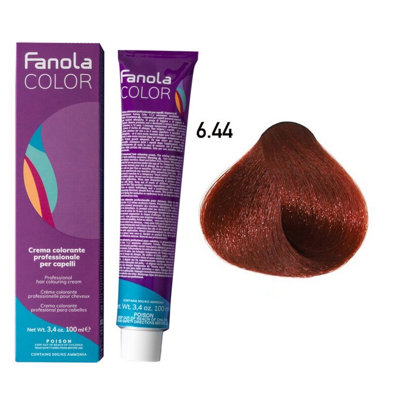Fanola Hair Color 6.44 100ml